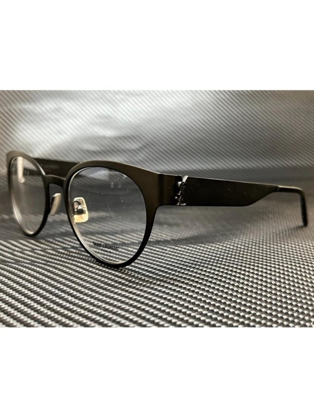 New Yves Saint Laurent Women  Black Eyeglasses  52- 19-